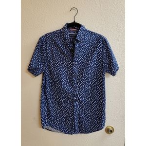 Denim & Flowers Men's Floral Button Down Shirt